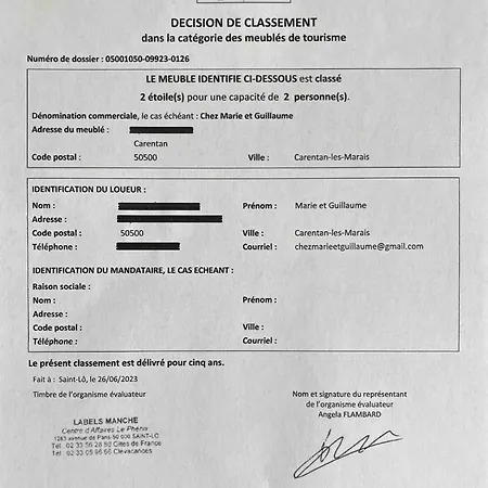 Bienvenue Chez Marie Et Guillaume カランタン